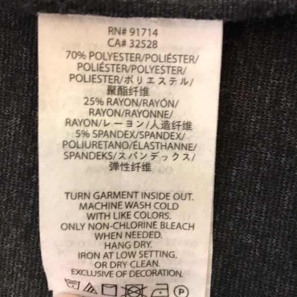 Armani Exchange charcoal dark gray blazer, S - Picture 6 of 8